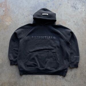 Fear of God Essentials Pullover Hoodie - Black
